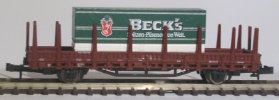 Gw-Rungenwagen-Container-Becks
